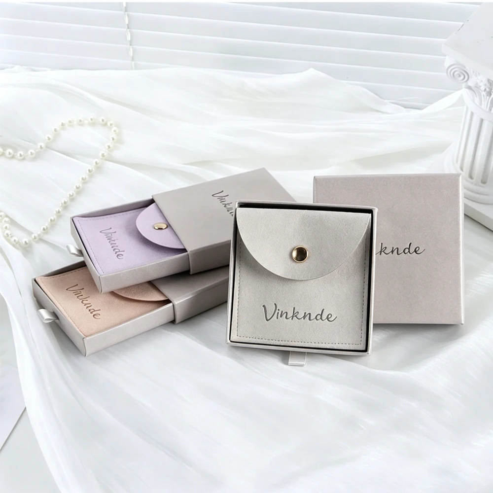 50set Custom Logo Grey Paper Jewelry Drawer Box Earrings Ring Necklace Bracelet Packaging Storage Boxes With Microfiber Snap Bag
50set Custom Logo Grey Paper Jewelry Drawer Box Earrings Ring Necklace Bracelet Packaging Storage Boxes With Microfiber Snap Bag