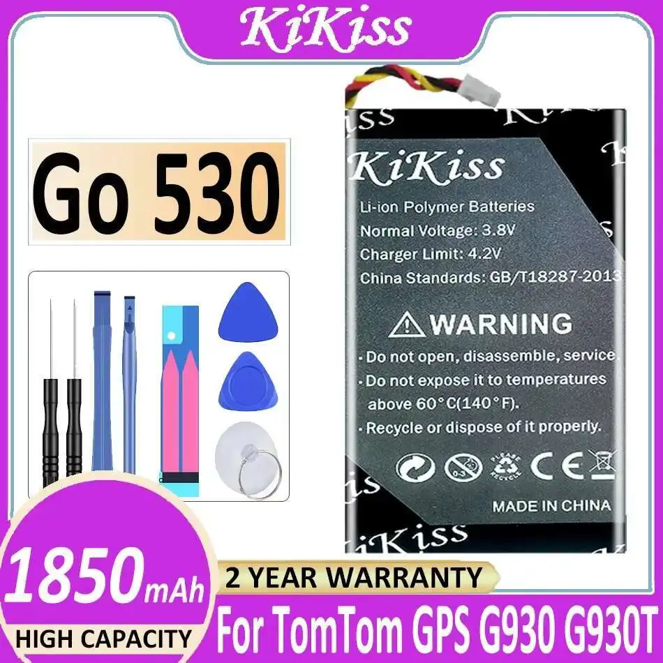 Gps Battery 1850mAh For Tomtom Gps G930 G930T A8 MP3 MP4 MP5 E-Book GO 530 Live, 630 630T 720 730 730T
Gps Battery 1850mAh For Tomtom Gps G930 G930T A8 MP3 MP4 MP5 E-Book GO 530 Live, 630 630T 720 730 730T