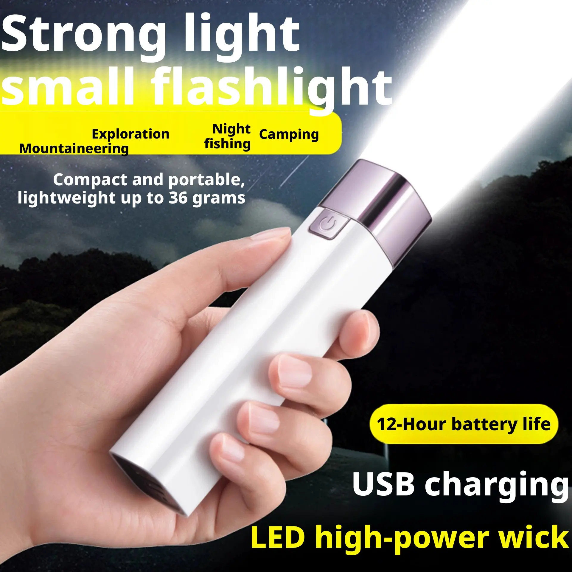 Super Bright LED Flashlight USB Rechargeable 18650Battery Led Torch for Night Riding Camping Hunting Outdoor Waterpr Flash Light
Super Bright LED Flashlight USB Rechargeable 18650Battery Led Torch for Night Riding Camping Hunting Outdoor Waterpr Flash Light