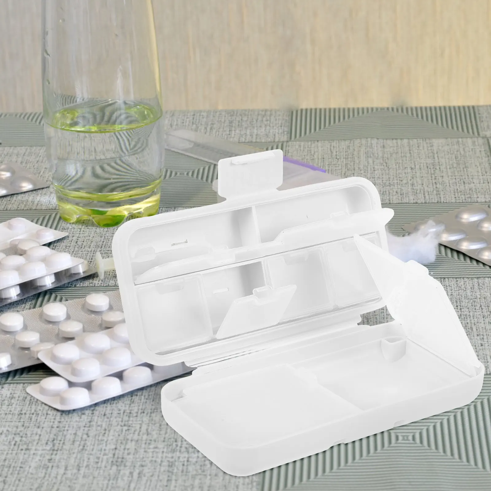 Small Pill Dispenser Portable Medicine Organizer Travel Pill Holder Case Compact Travel Medicine Storage Box for Daily Use
Small Pill Dispenser Portable Medicine Organizer Travel Pill Holder Case Compact Travel Medicine Storage Box for Daily Use