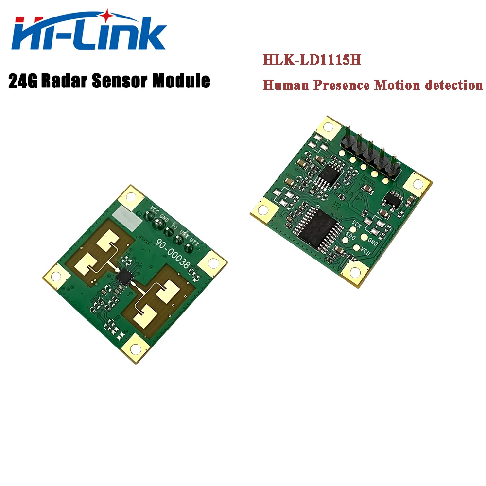 Hi-link, 1 шт./лот, HLK-LD1115H 24G, датчик присутствия человека, MmWave, датчик движения, подключение к земле, модуль радара
Hi-link, 1 шт./лот, HLK-LD1115H 24G, датчик присутствия человека, MmWave, датчик движения, подключение к земле, модуль радара