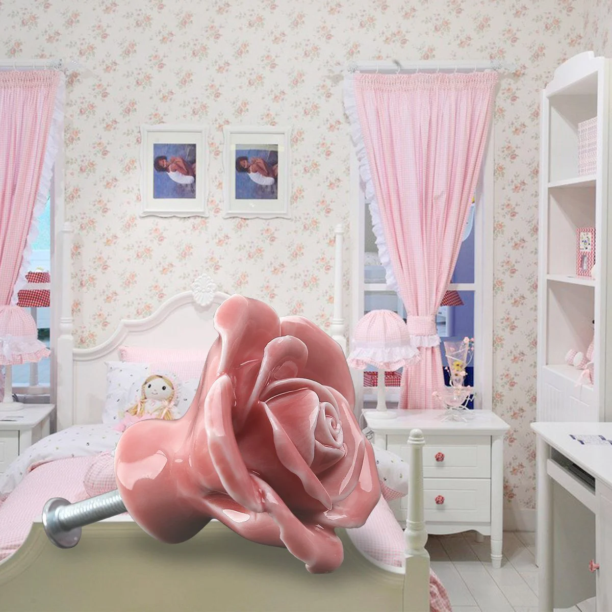 8pcs Rose Shaped Ceramic Cupboard Cabinet Drawer Door Pull Handles (Pink 41*41*34Mm Durable Easy Install Metal Screwceramic Pull
8pcs Rose Shaped Ceramic Cupboard Cabinet Drawer Door Pull Handles (Pink 41*41*34Mm Durable Easy Install Metal Screwceramic Pull