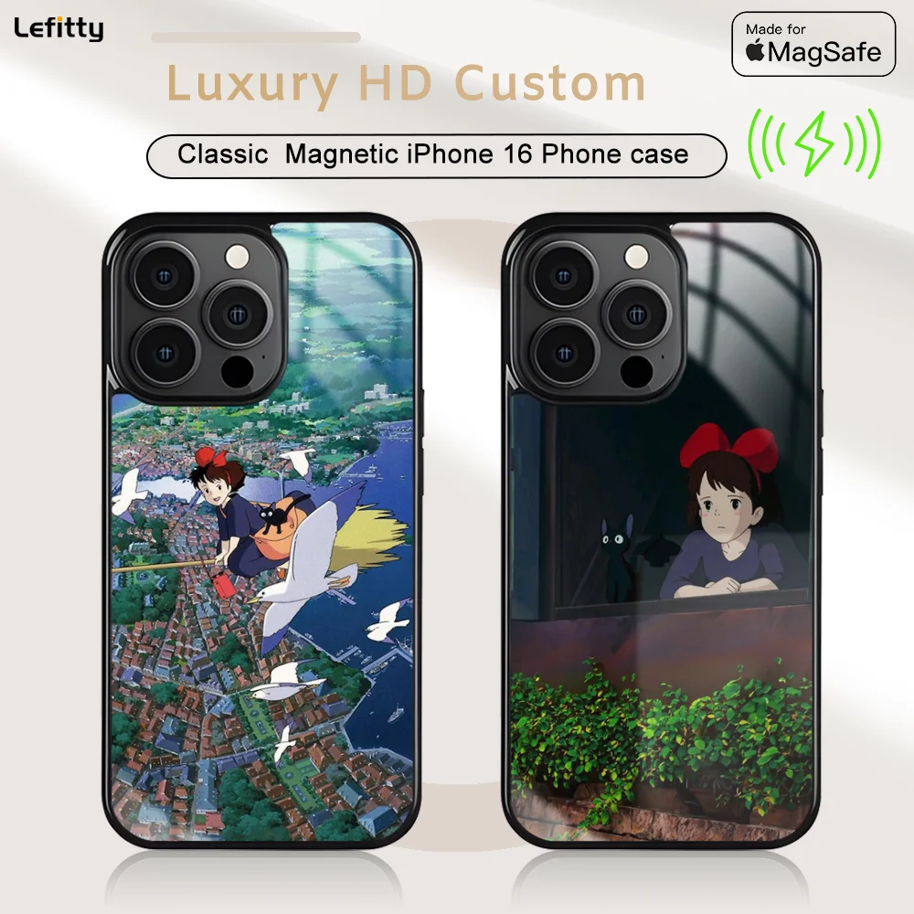 Anime Girl Cat Kiki Phone Case For iPhone 16 15 14 13 12 11 Pro Max Plus Mini Magnetic Magsafe Wireless Charging Cover
Anime Girl Cat Kiki Phone Case For iPhone 16 15 14 13 12 11 Pro Max Plus Mini Magnetic Magsafe Wireless Charging Cover