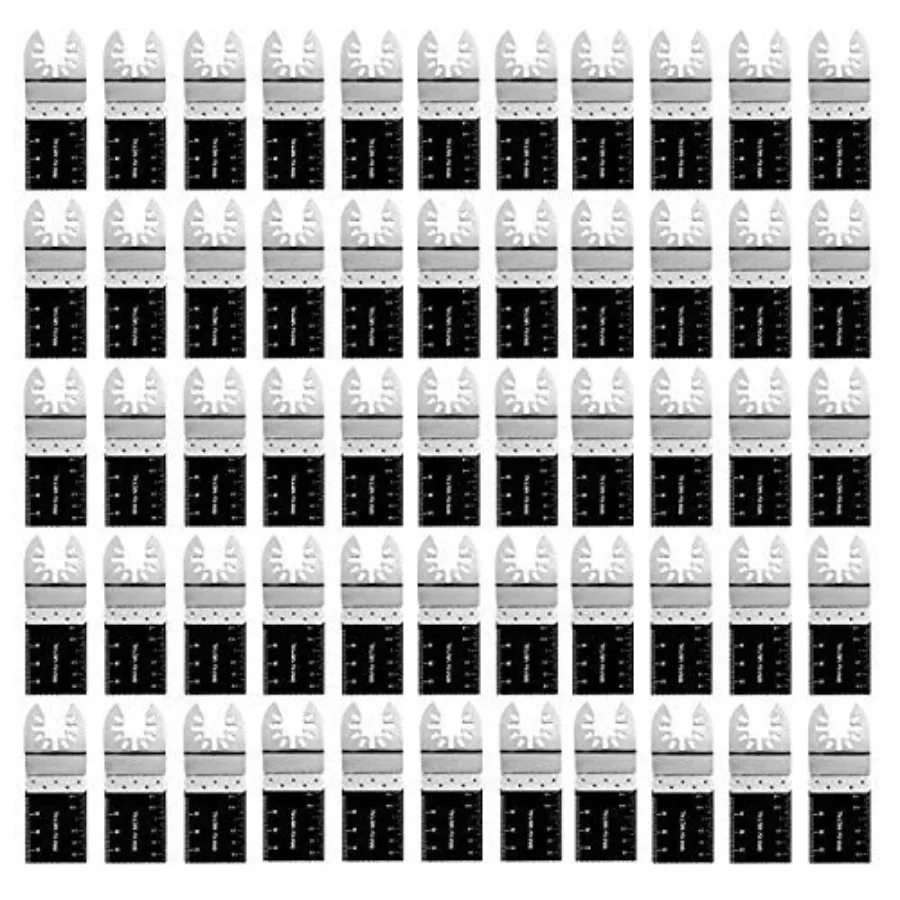 50PCS Bi-Metal Oscillating Multitool Quick Release Oscillating Saw Blades Fits Fein Multimaster, Porter Cable, BlackandDecker,
50PCS Bi-Metal Oscillating Multitool Quick Release Oscillating Saw Blades Fits Fein Multimaster, Porter Cable, BlackandDecker,