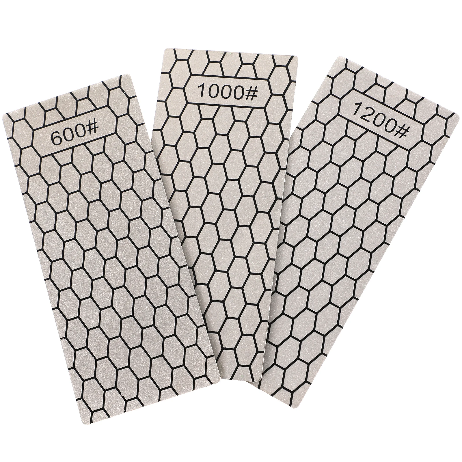 3 pcs Kitchen Diamond Whetstone Knife Sharpener 600#1000#1200# Grit Sharpening Stones Tools for Blades Scissors
3 pcs Kitchen Diamond Whetstone Knife Sharpener 600#1000#1200# Grit Sharpening Stones Tools for Blades Scissors