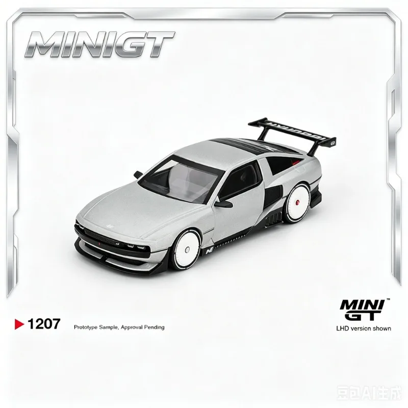 MINIGT 1:64 # 1207 Hyundai N Vision 74 Concept Car VP2 Alloy Car Model Adult Collectibles, Simulation Static Ornament.
MINIGT 1:64 # 1207 Hyundai N Vision 74 Concept Car VP2 Alloy Car Model Adult Collectibles, Simulation Static Ornament.
