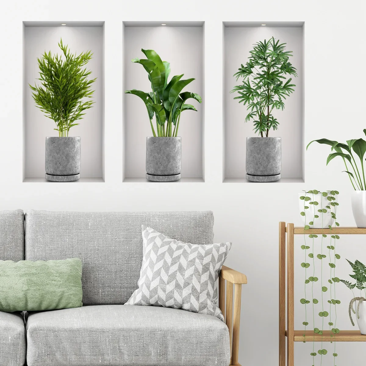 3Pcs/Set Fake Green Plants Potted Plant 3D Wall Stickers Living Room Study Office Waterproof Vinyl Decor Self Adhesive Decals
3Pcs/Set Fake Green Plants Potted Plant 3D Wall Stickers Living Room Study Office Waterproof Vinyl Decor Self Adhesive Decals