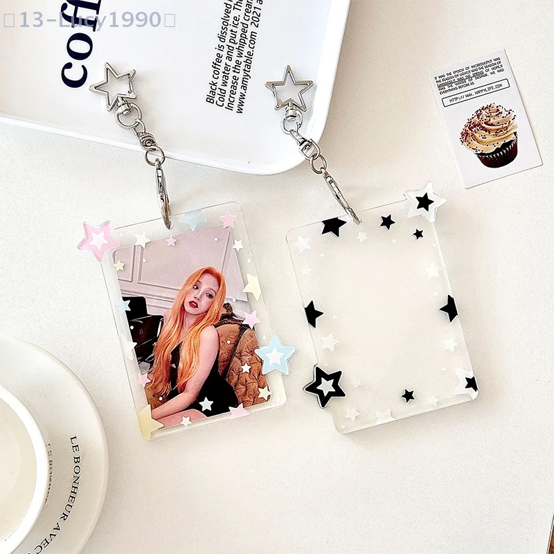 Ins Colored Star Acrylic 3 Inch Kpop Photocard Holder Photo Card Holder Bag Pendant School Stationery
Ins Colored Star Acrylic 3 Inch Kpop Photocard Holder Photo Card Holder Bag Pendant School Stationery