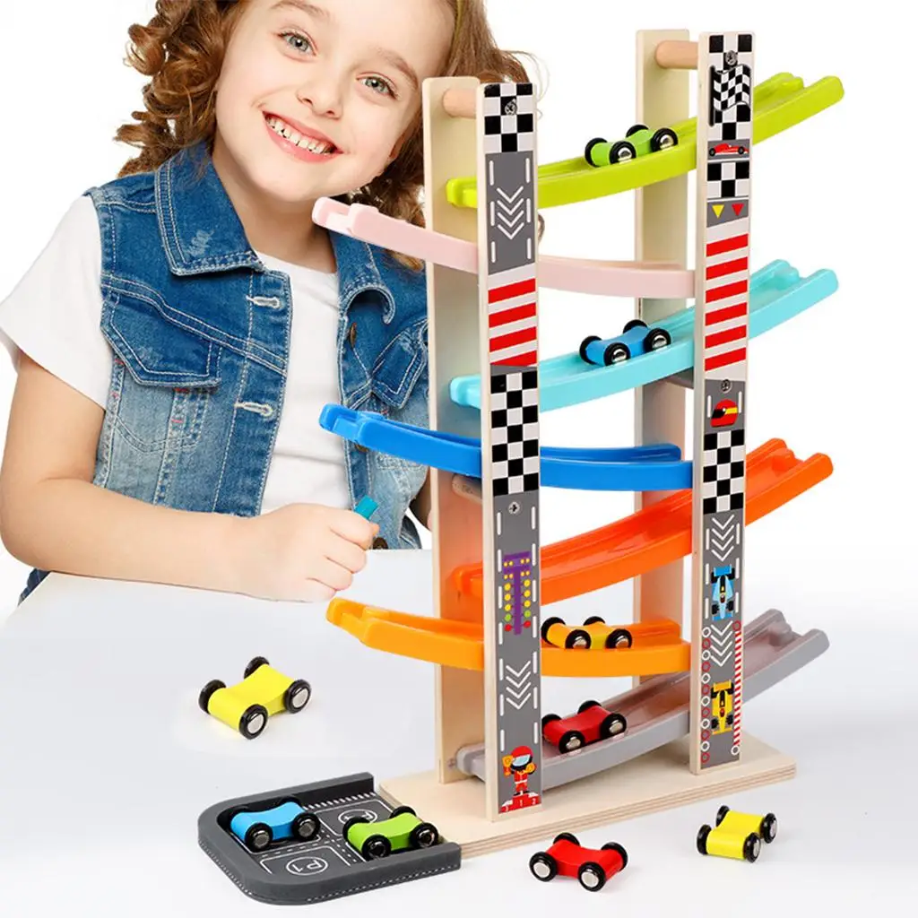 Toddler Toys Race Track w/ Mini Cars Glider Toy Pull Back Ramp Toy Playsets Gifts for
Toddler Toys Race Track w/ Mini Cars Glider Toy Pull Back Ramp Toy Playsets Gifts for