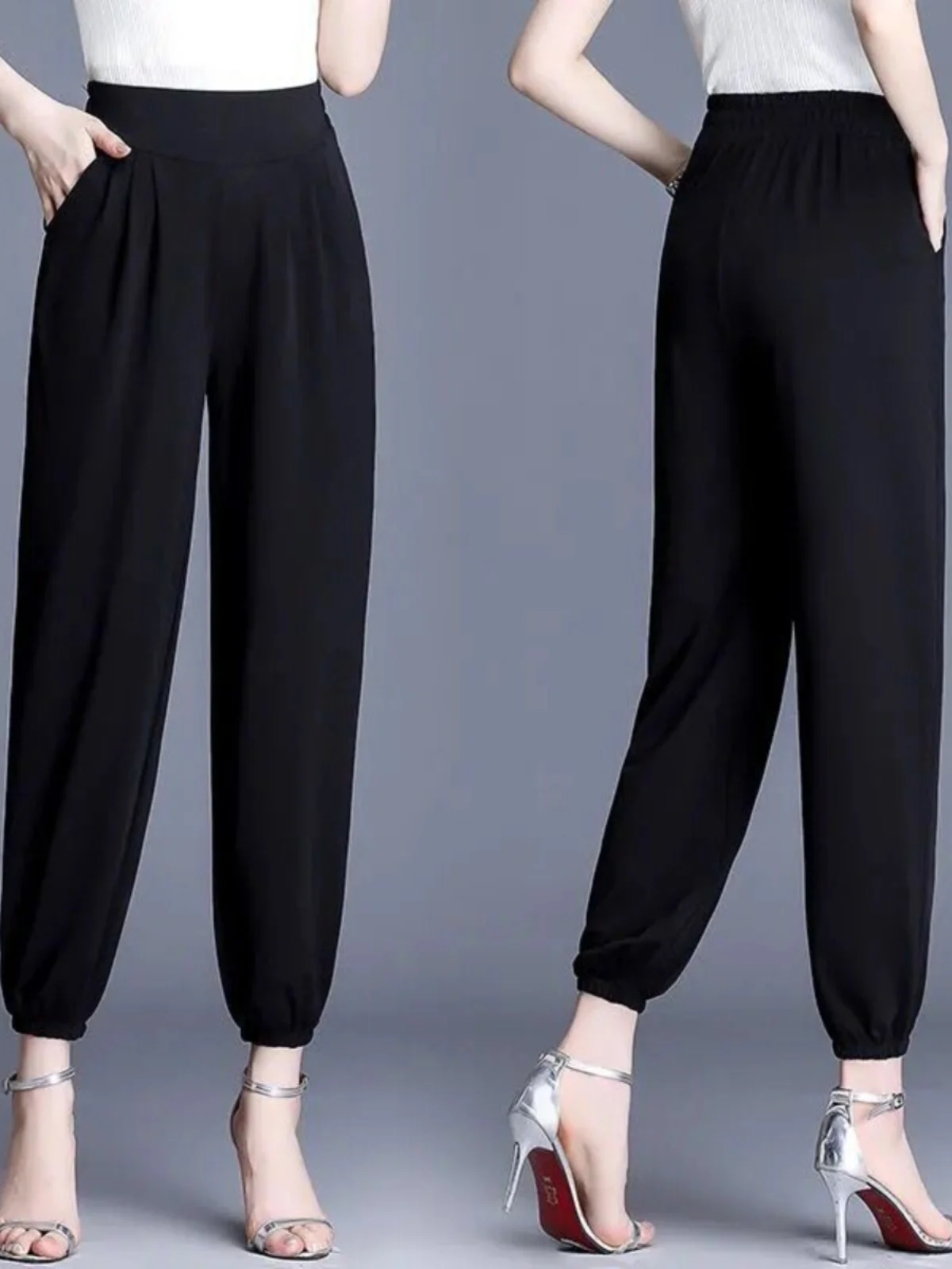 Новые женские свободные повседневные брюки 2025 года, большие размеры, укороченные, утягивающие, фасон «капуста», брюки-харлан, летние модные полиэстеровые брюки для мам
Новые женские свободные повседневные брюки 2025 года, большие размеры, укороченные, утягивающие, фасон «капуста», брюки-харлан, летние модные полиэстеровые брюки для мам