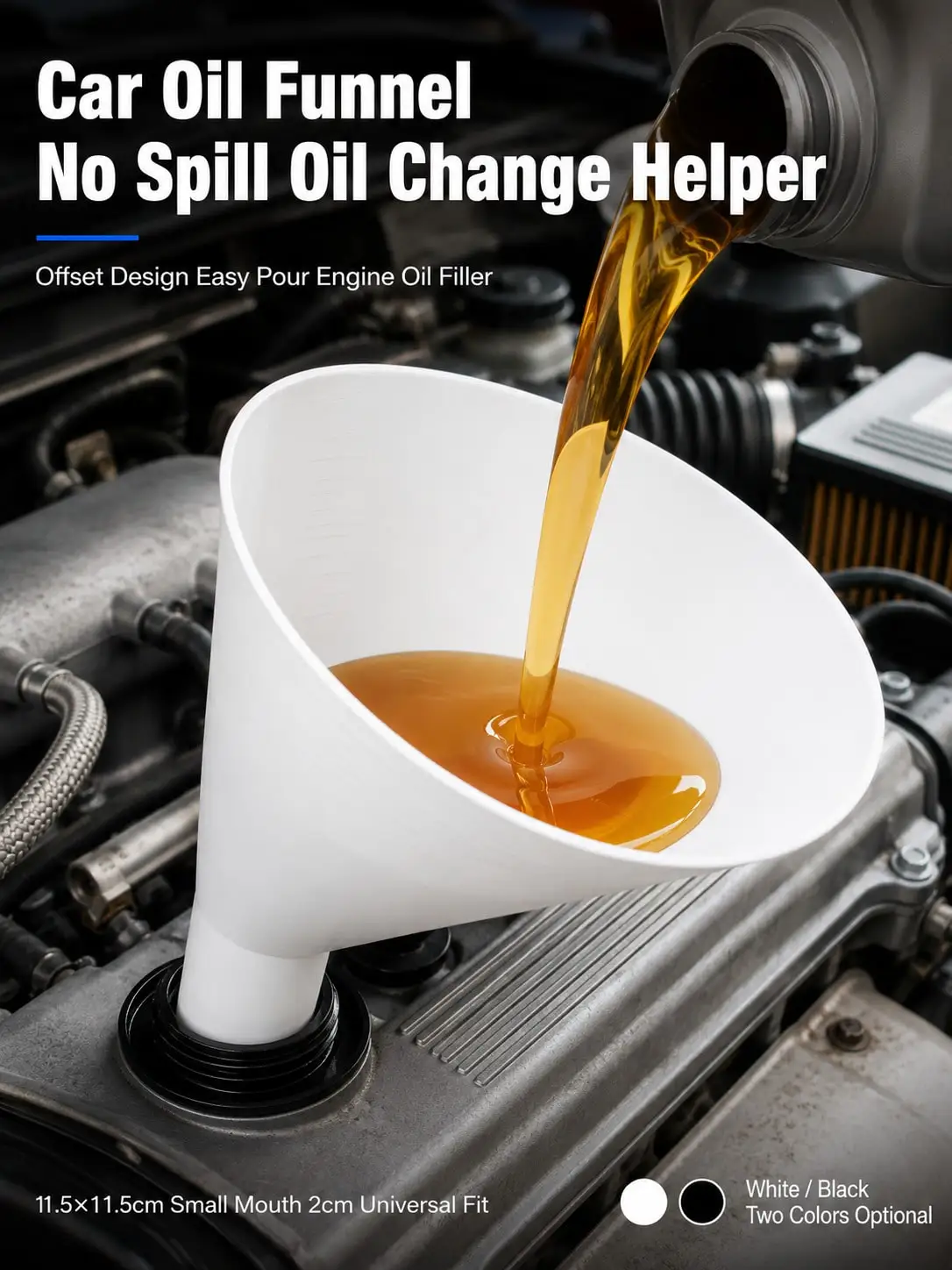 1Pc Car Eccentric Oil Funnel Large Aperture Transfer Tool Auto Repair Accessory Gift For Car Lovers
1Pc Car Eccentric Oil Funnel Large Aperture Transfer Tool Auto Repair Accessory Gift For Car Lovers
