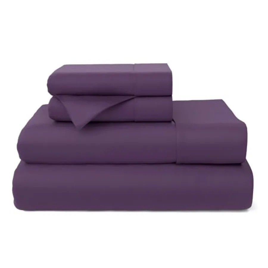 100% Rayon Derived from Bamboo Bed Sheet Set - Cooling, Breathable, Silky Soft 4-Piece Deep Pocket Bedding Set
100% Rayon Derived from Bamboo Bed Sheet Set - Cooling, Breathable, Silky Soft 4-Piece Deep Pocket Bedding Set