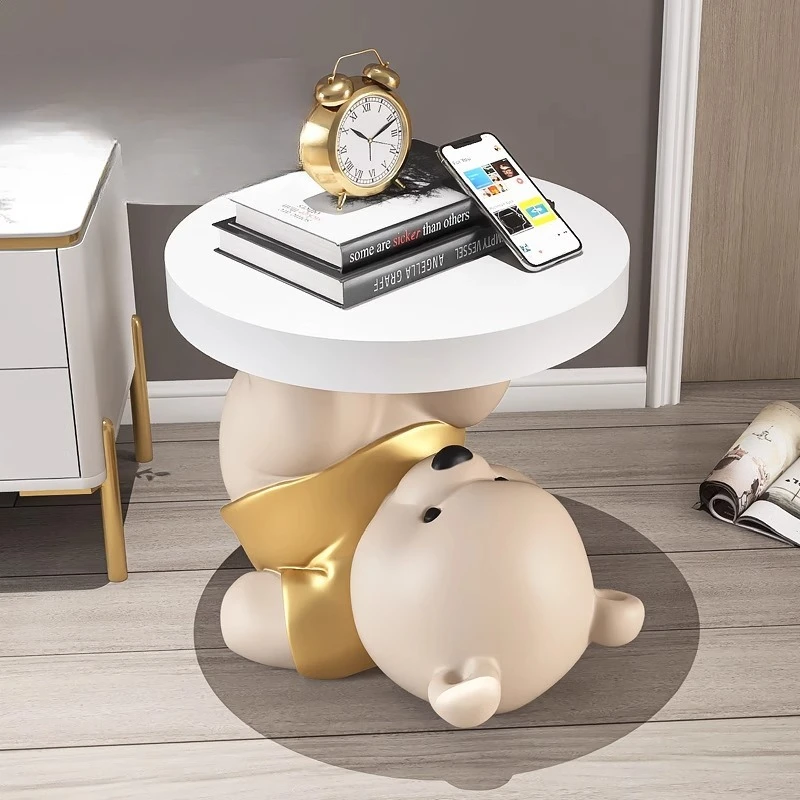 Cartoon vitality bear bedside table tray shelf floor ornament TV cabinet small coffee table next to the sofa
Cartoon vitality bear bedside table tray shelf floor ornament TV cabinet small coffee table next to the sofa