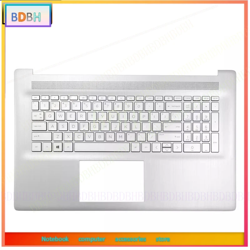New For HP 17-CN 17-CP 17T-CN Palmrest Non-Backlit Keyboard M50458-001 Silver
New For HP 17-CN 17-CP 17T-CN Palmrest Non-Backlit Keyboard M50458-001 Silver