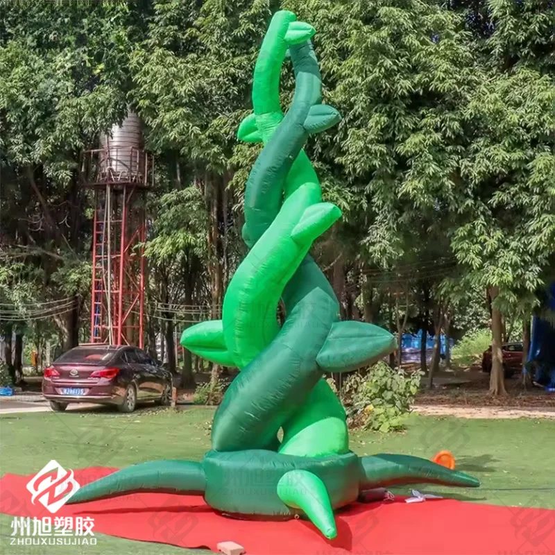 Giant plant model inflatable beanstalk and background decorate campaign advertising props
Giant plant model inflatable beanstalk and background decorate campaign advertising props