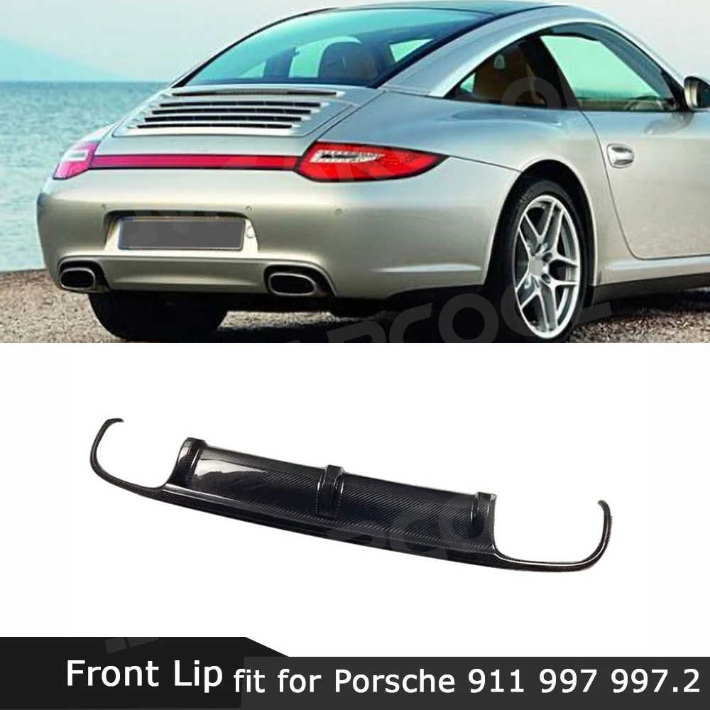 Dry Carbon Fiber Rear Lip Diffuser Back Bumper Protector For Porsche 911 997 997.2 2009-2012 FRP Car Accessories
Dry Carbon Fiber Rear Lip Diffuser Back Bumper Protector For Porsche 911 997 997.2 2009-2012 FRP Car Accessories