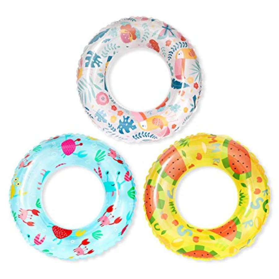 Inflatable Pool Floats for - 3 Pack Swim Ring Tube Toys for Swimming Pool Outdoor Beach Party
Inflatable Pool Floats for - 3 Pack Swim Ring Tube Toys for Swimming Pool Outdoor Beach Party