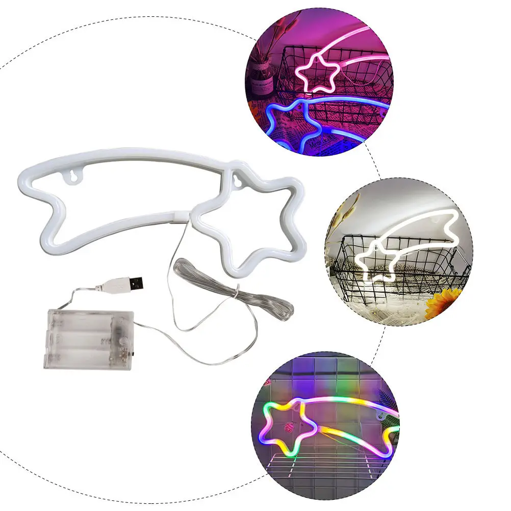 Plastic Meteor Shower Neon Light Creative LED Lamp for Bedroom Romantic Atmosphere Small Size Affordable Price
Plastic Meteor Shower Neon Light Creative LED Lamp for Bedroom Romantic Atmosphere Small Size Affordable Price
