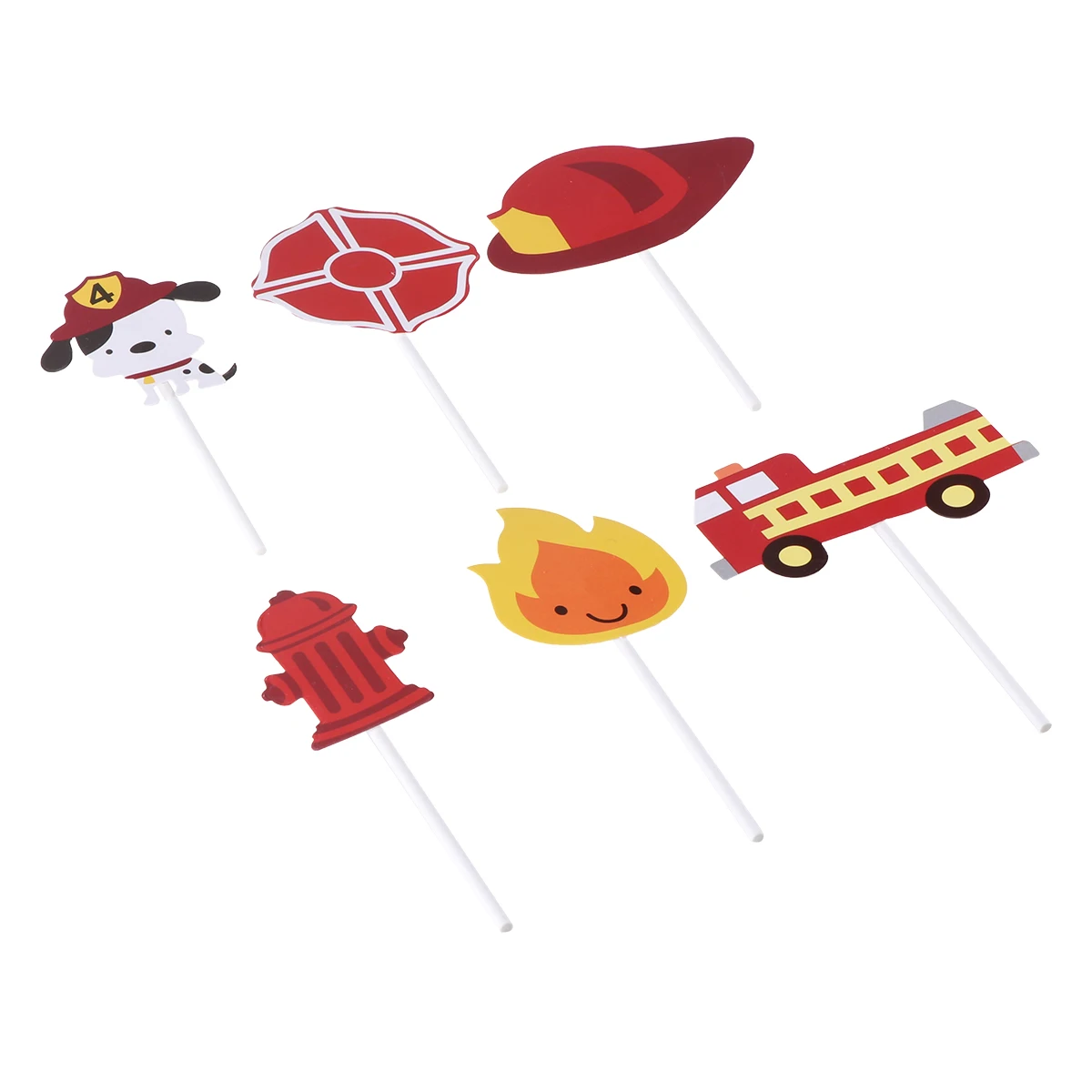 12 Pcs Firefighter Cake Toppers Cartoon Cupcake Decorations Hydrant Fire Truck Birthday Party Supplies Cake Decor 
12 Pcs Firefighter Cake Toppers Cartoon Cupcake Decorations Hydrant Fire Truck Birthday Party Supplies Cake Decor
