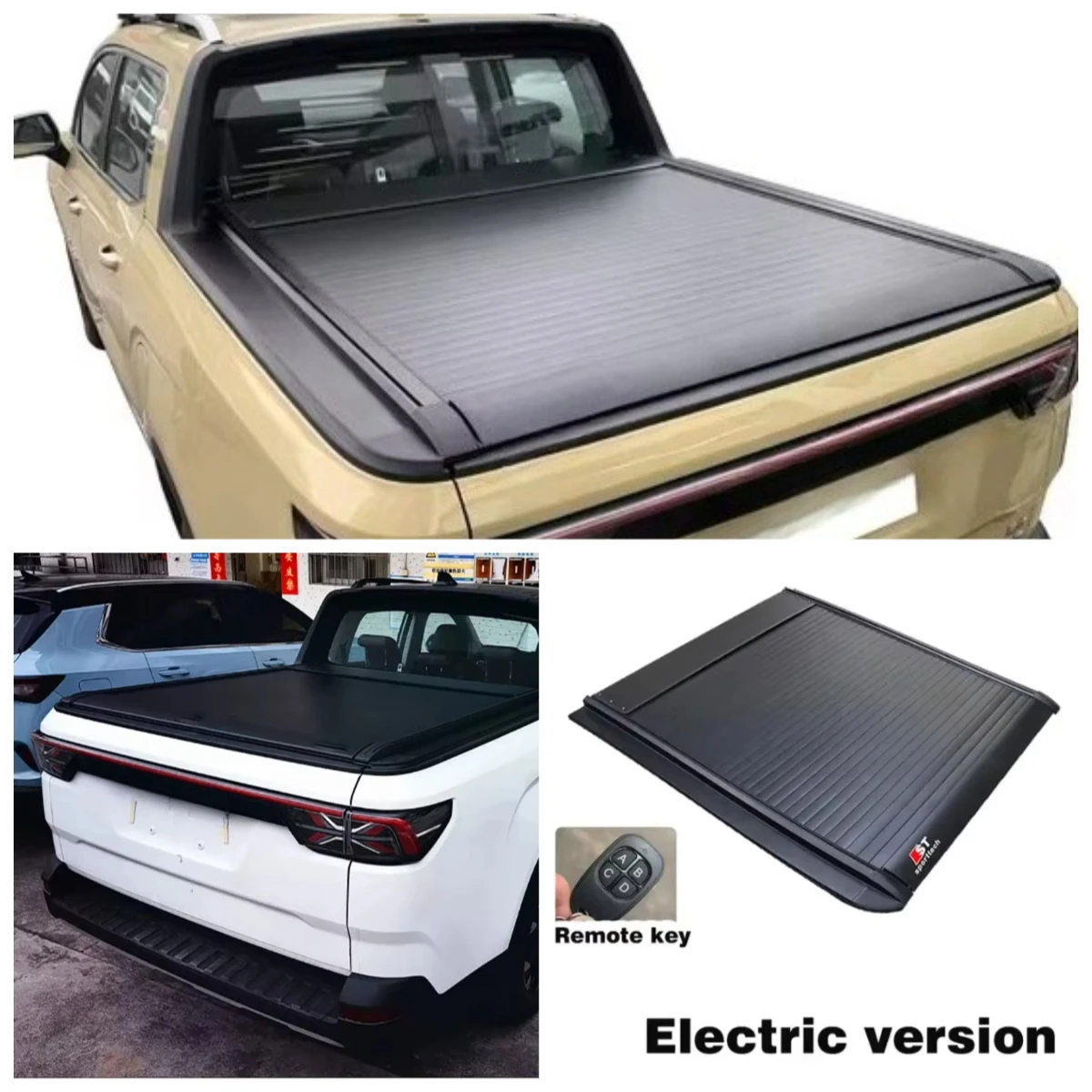 Aluminum Electric/Manual Retractable Tonneau Cover for Geely Radar RD6 & Ranger Pickup Trucks-Waterproof Locking Function
Aluminum Electric/Manual Retractable Tonneau Cover for Geely Radar RD6 & Ranger Pickup Trucks-Waterproof Locking Function