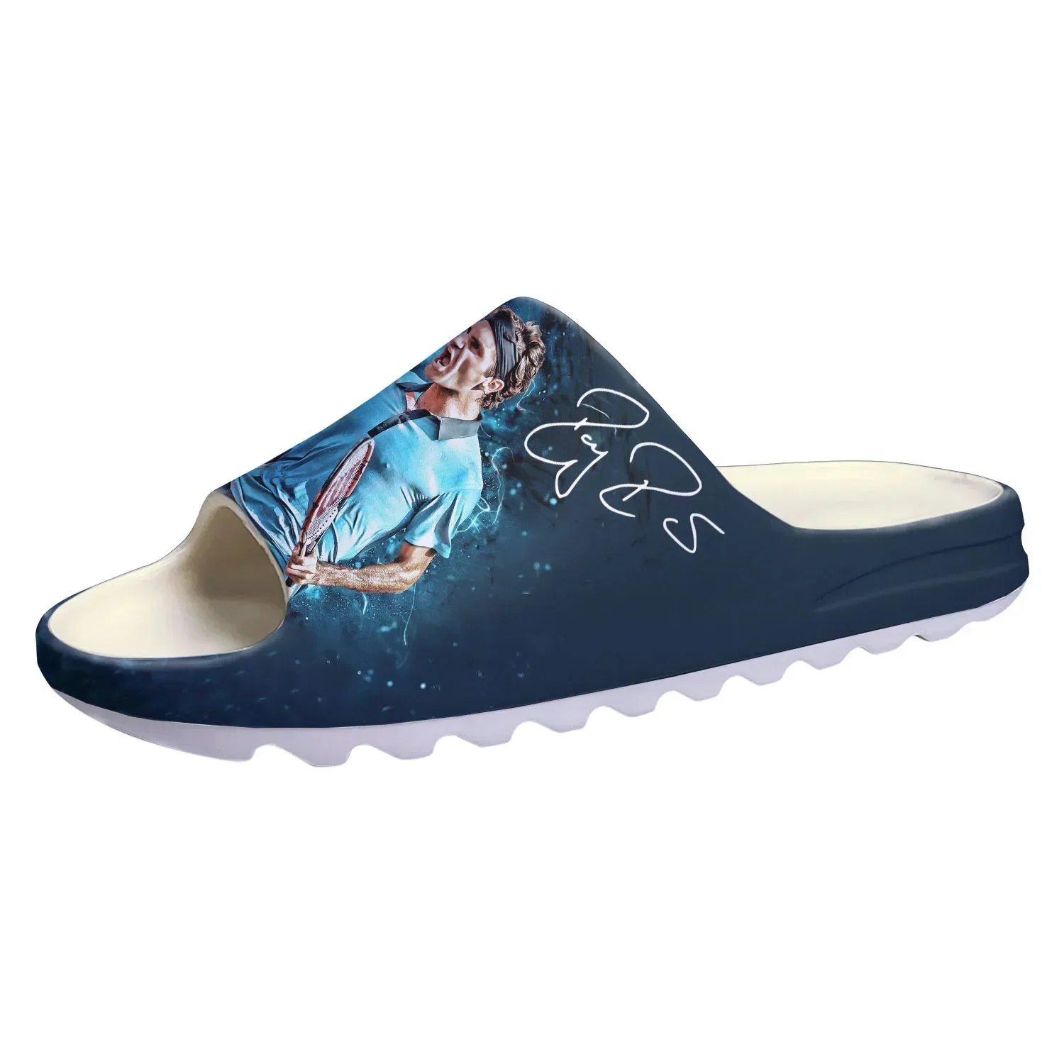 Tennis King Federer Soft Sole Sllipers Home Clogs Customized Step On Water Shoes Mens Womens Teenager Step in Sandals
Tennis King Federer Soft Sole Sllipers Home Clogs Customized Step On Water Shoes Mens Womens Teenager Step in Sandals