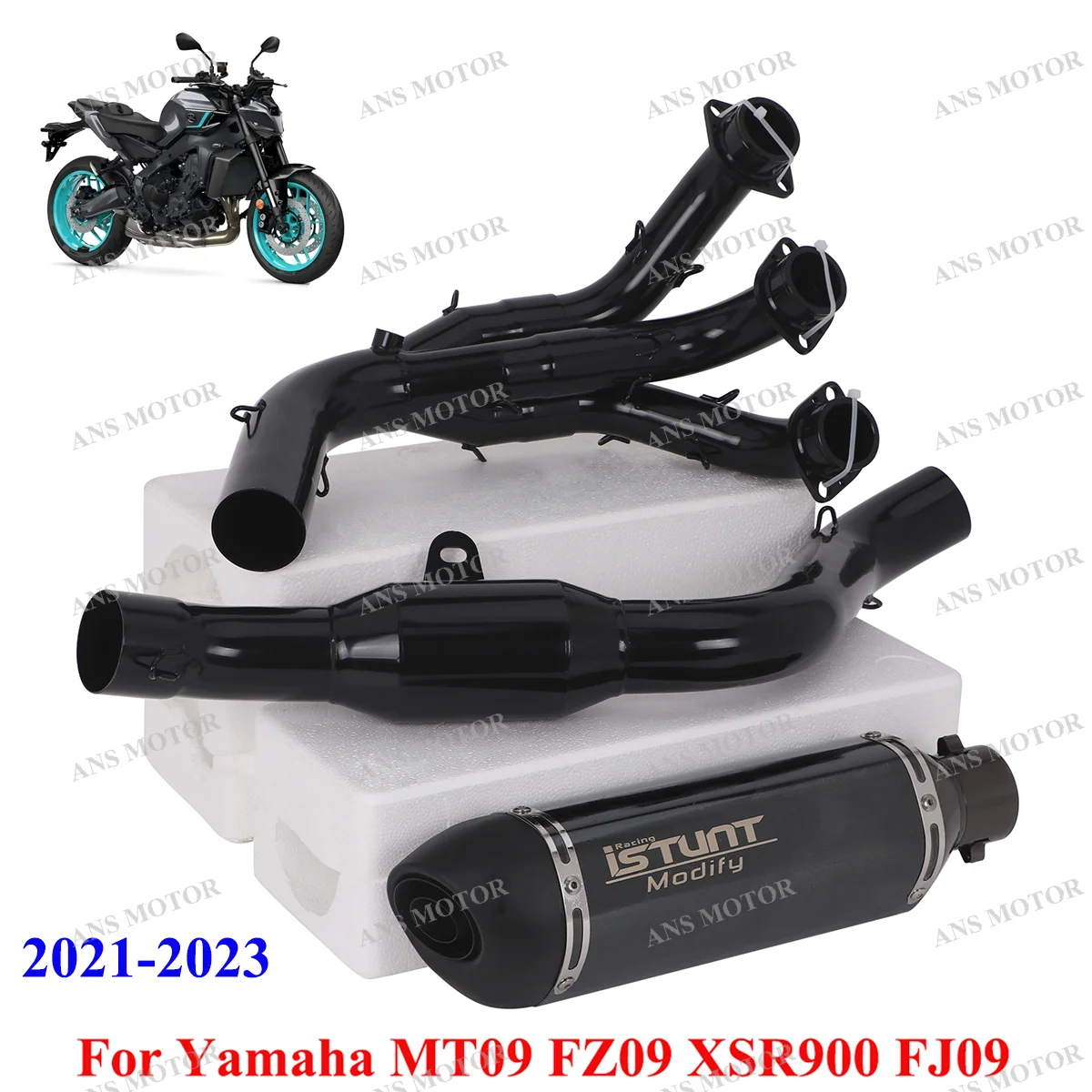 MT09 Exhuast Slip on For Yamaha MT09 FZ09 XSR900 FJ09 2021-2023 Years Motorcycle Exhaust Escape Systems Modify Front Link Pipe
MT09 Exhuast Slip on For Yamaha MT09 FZ09 XSR900 FJ09 2021-2023 Years Motorcycle Exhaust Escape Systems Modify Front Link Pipe