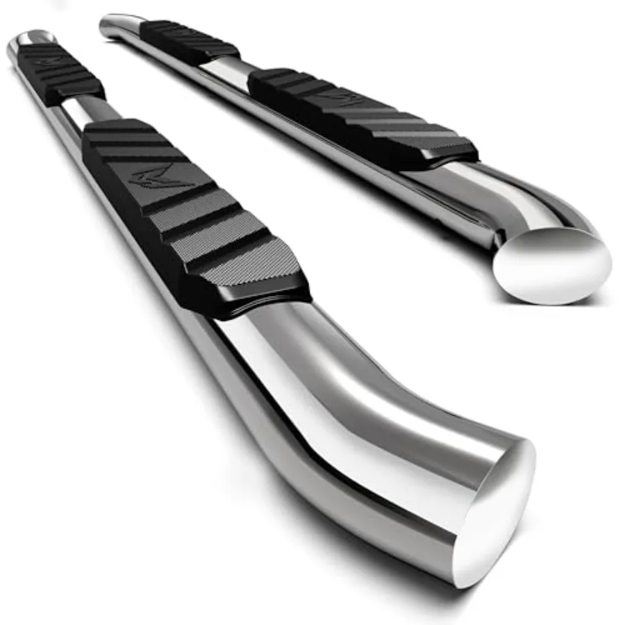 Oval Nerf Bar Side Steps for 2019-2026 Ram 1500 Crew Cab, stainless steel, black, corrosion-resistant, easy bolt-on installatio
Oval Nerf Bar Side Steps for 2019-2026 Ram 1500 Crew Cab, stainless steel, black, corrosion-resistant, easy bolt-on installatio