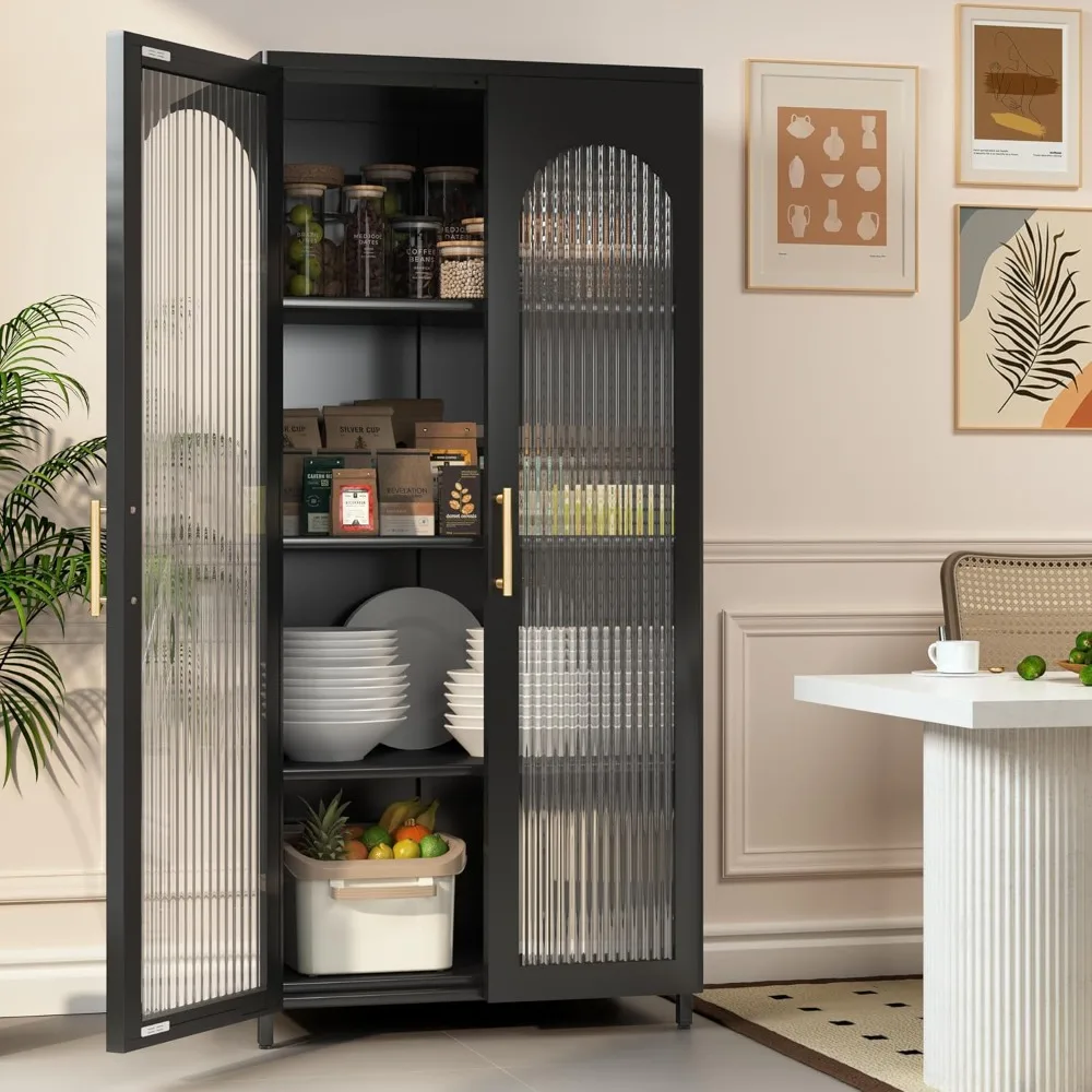 Metal Storage Cabinet,Display Cabinet with Glass Doors,Kitchen Pantry Cabinet,Glass Storage Cabinet for Dining Room,Living Room,
Metal Storage Cabinet,Display Cabinet with Glass Doors,Kitchen Pantry Cabinet,Glass Storage Cabinet for Dining Room,Living Room,