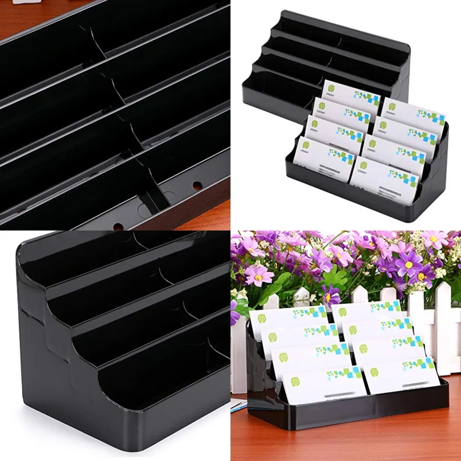 Business Card Holder for Desk- 8 Pocket Acrylic Business Card Display Stand Office Desktop Name Card Organizer, Fits 480Pcs Bus
Business Card Holder for Desk- 8 Pocket Acrylic Business Card Display Stand Office Desktop Name Card Organizer, Fits 480Pcs Bus