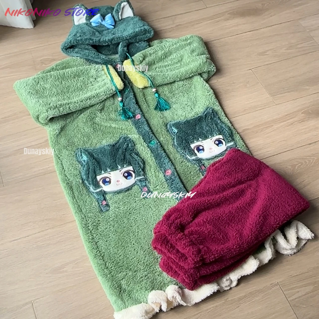 코스프레 Anime The Apothecary Diaries Cosplay Maomao Pajamas Doujin Cosplay Women Winter Christmas Mao Mao Cosplay
코스프레 Anime The Apothecary Diaries Cosplay Maomao Pajamas Doujin Cosplay Women Winter Christmas Mao Mao Cosplay