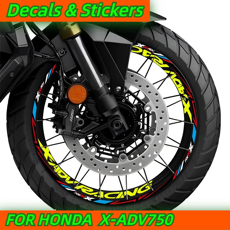 Wheel Hub Reflective Stickers For HONDA X-ADV XADV750 Motorcycle Accessories Wheel Frame Decoration Inner And Outer Edge Strips
Wheel Hub Reflective Stickers For HONDA X-ADV XADV750 Motorcycle Accessories Wheel Frame Decoration Inner And Outer Edge Strips