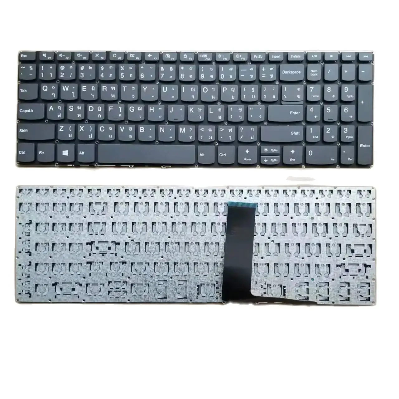 New Thai TI Keyboard For Lenovo 330-15 330-15ikb 330-15 330-15igm 330-15arr Without Frame No Power Grey
New Thai TI Keyboard For Lenovo 330-15 330-15ikb 330-15 330-15igm 330-15arr Without Frame No Power Grey