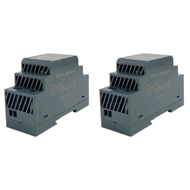 2X HDR-30-24 Ultra Slim Step Shape DIN Rail Power Supply Short Circuit Protection LED Indicator For Power On DC 24V 1.5A-AT64
2X HDR-30-24 Ultra Slim Step Shape DIN Rail Power Supply Short Circuit Protection LED Indicator For Power On DC 24V 1.5A-AT64