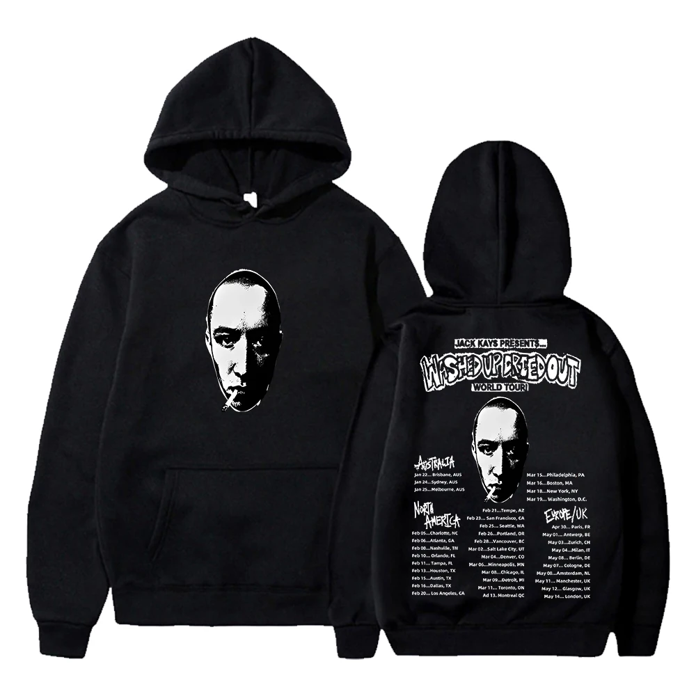 Jack Kays Washed Up Dried Out World Tour 2025 Hoodie Long Sleeve Streetwear Women Men Hooded Sweatshirt Trendy Outfits
Jack Kays Washed Up Dried Out World Tour 2025 Hoodie Long Sleeve Streetwear Women Men Hooded Sweatshirt Trendy Outfits