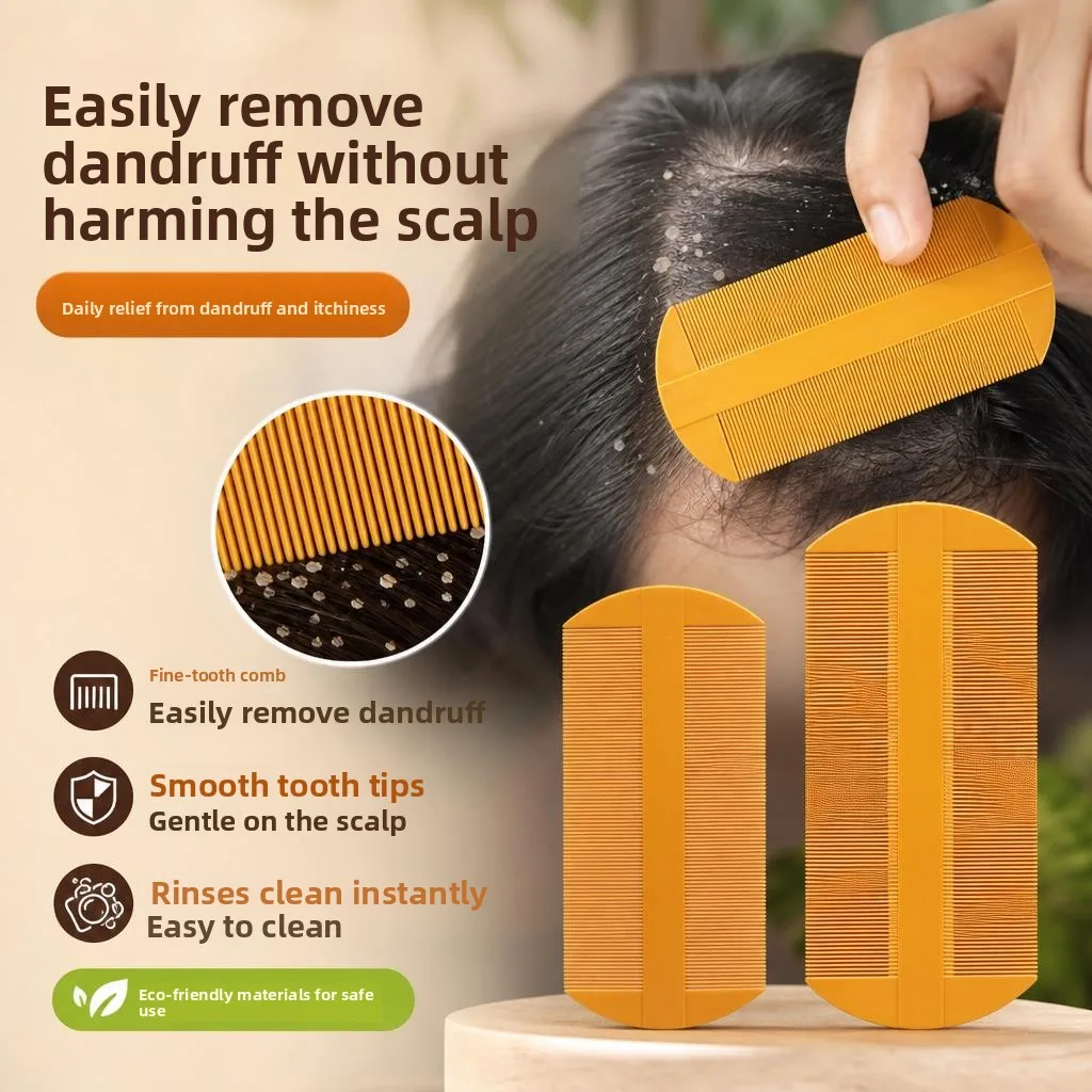 Dense Tooth Comb Anti-Dandruff Head Lice Removal Children's Hair Grooming Tool Scalp Massage Comb for All Hair Types
Dense Tooth Comb Anti-Dandruff Head Lice Removal Children's Hair Grooming Tool Scalp Massage Comb for All Hair Types