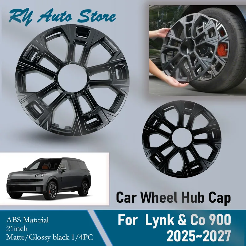 Car Wheel Hub Cap For Lynk & Co 900 2025 2026 2027 21inch Matte/Glossy Black Pads Decorative Wheels Tire Modification Cover Part
Car Wheel Hub Cap For Lynk & Co 900 2025 2026 2027 21inch Matte/Glossy Black Pads Decorative Wheels Tire Modification Cover Part