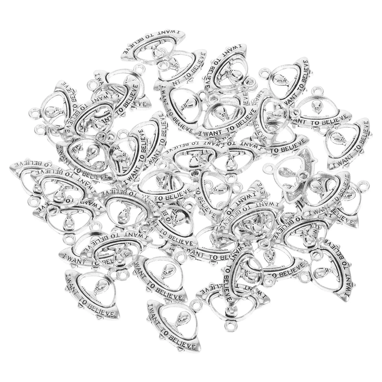 50Pcs Alien Jewelry Pendants Alloy DIY Charms for Necklaces Bracelets Earrings Keychains Creative Movie Themed Crafting
50Pcs Alien Jewelry Pendants Alloy DIY Charms for Necklaces Bracelets Earrings Keychains Creative Movie Themed Crafting