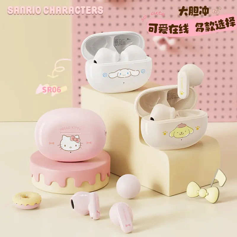 Hellokitty Bluetooth Headset Wireless Half-in-ear Hello Kitty Big-eared Dog Couple Model Noise Reduction Men's and Women's Games
Hellokitty Bluetooth Headset Wireless Half-in-ear Hello Kitty Big-eared Dog Couple Model Noise Reduction Men's and Women's Games