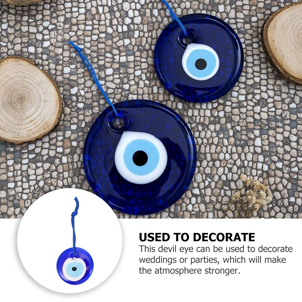 2pcs 's Eye Pendant Blue Decor Bead Amulet Wedding Hanging Crafts Evil Eye Protection Necklace Party HomeDecoration
2pcs 's Eye Pendant Blue Decor Bead Amulet Wedding Hanging Crafts Evil Eye Protection Necklace Party HomeDecoration
