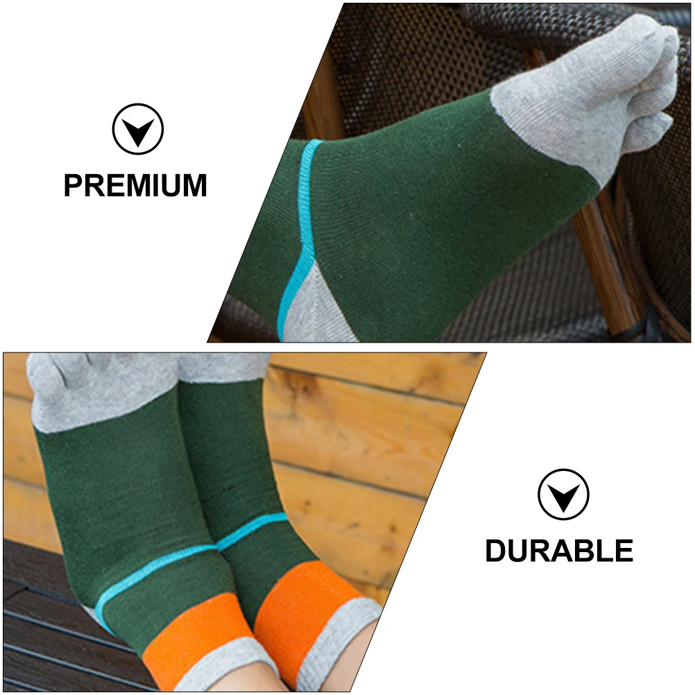1Pairs Five Toes Socks Cotton Mid Tube Breathable Elastic Non Shedding Comfortable Toe Separating Socks for Men
1Pairs Five Toes Socks Cotton Mid Tube Breathable Elastic Non Shedding Comfortable Toe Separating Socks for Men