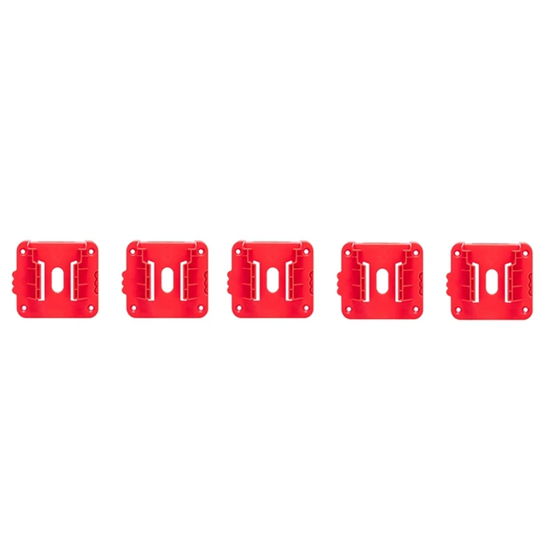 5 шт. для Milwaukee M18 держатель батареи 18 В литиевая батарея настенное крепление док-станция безопасное и организованное решение для хранения батарей
5 шт. для Milwaukee M18 держатель батареи 18 В литиевая батарея настенное крепление док-станция безопасное и организованное решение для хранения батарей