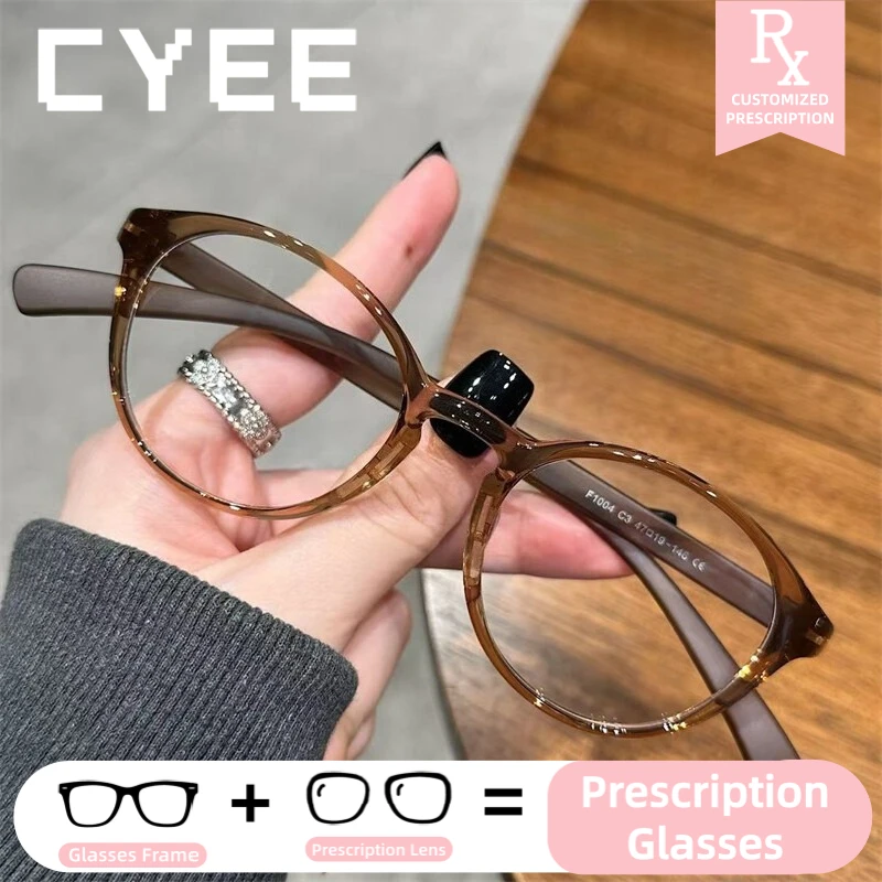 CYEE Fashion Minimalist Anti Blue Ray Eyeglasses Photochromic Myopia Glasses Women Customized Prescription Optical Eyewear
CYEE Fashion Minimalist Anti Blue Ray Eyeglasses Photochromic Myopia Glasses Women Customized Prescription Optical Eyewear