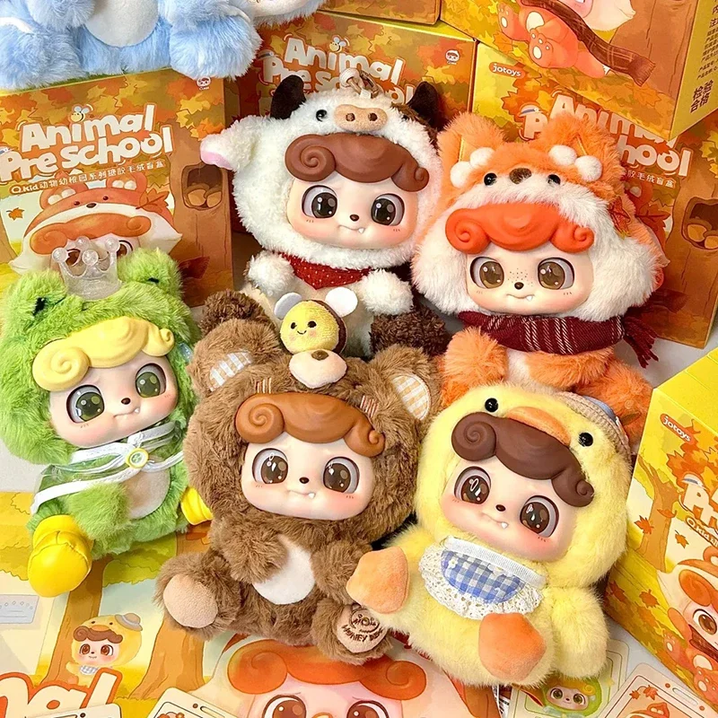 JOTOYS Q.Kid Animal Pre school Series Plush Blind Box Vinyl Doll Anime Figure Mystery Box Collect Model Girl Surprise Xmas Gifts
JOTOYS Q.Kid Animal Pre school Series Plush Blind Box Vinyl Doll Anime Figure Mystery Box Collect Model Girl Surprise Xmas Gifts