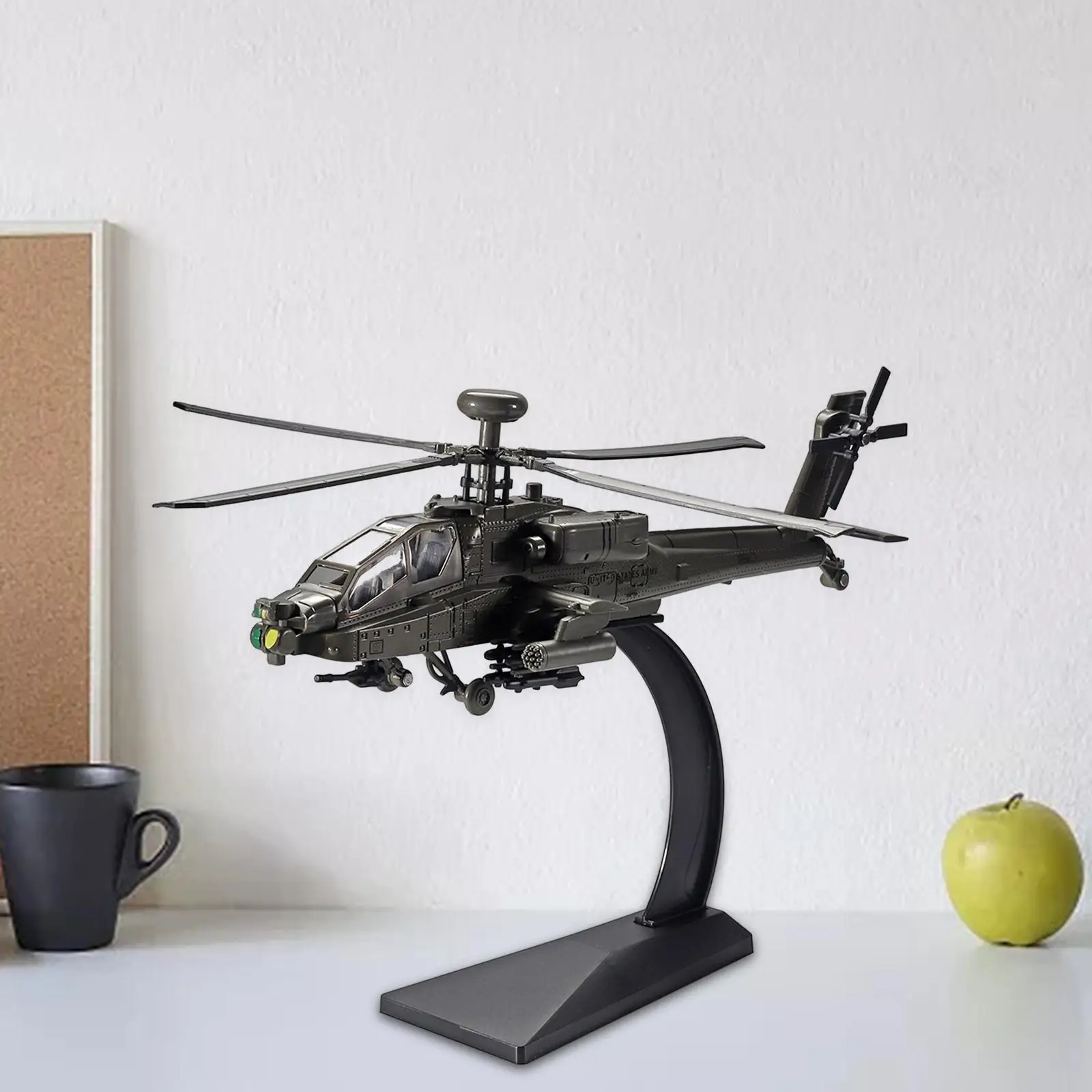 Household Aircraft Model Collection with Display Stand Art Crafts Durable cast Metal Helicopter Model for Countertop Decor
Household Aircraft Model Collection with Display Stand Art Crafts Durable cast Metal Helicopter Model for Countertop Decor