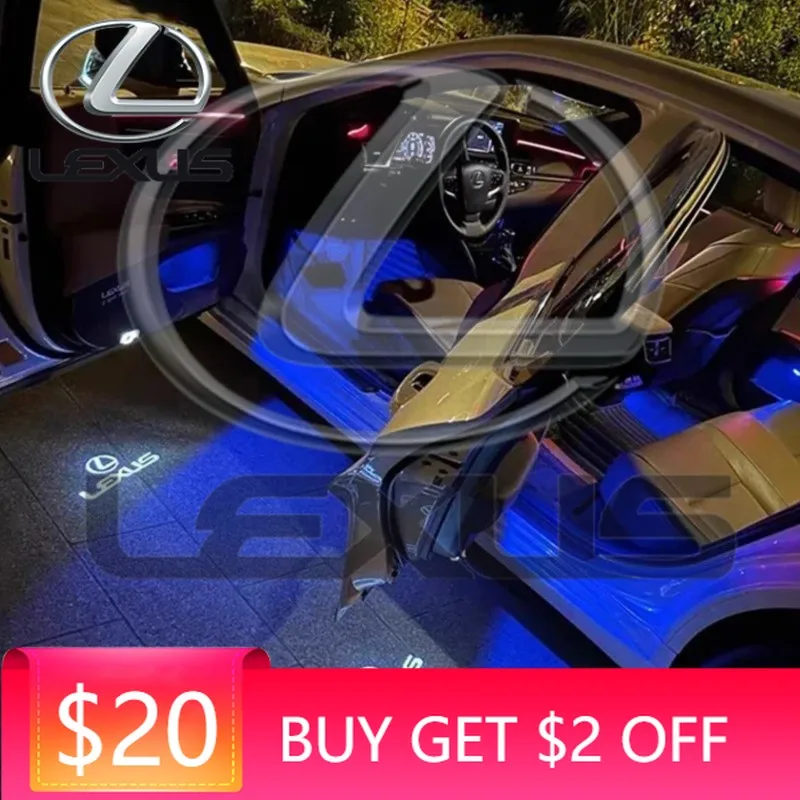 Эмблемы (2 шт.) для Lexus CT ES GS NX IS250 CT200h IS300h ES300h ERX400h NX300h: светодиодные лампы-проекторы для дверей с эффектом «Ghost Shadow» (приветственный свет)
Эмблемы (2 шт.) для Lexus CT ES GS NX IS250 CT200h IS300h ES300h ERX400h NX300h: светодиодные лампы-проекторы для дверей с эффектом «Ghost Shadow» (приветственный свет)