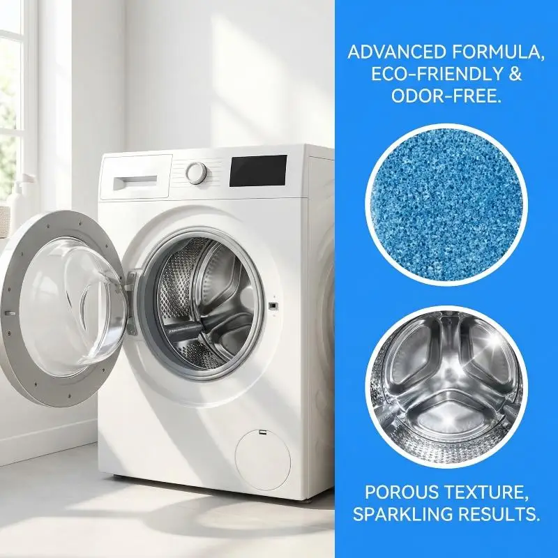 Powerful Washing Machine Cleaner Tablets - Deep Clean Drum,Remove Mold,Limescale & Odor,Descaler for All Top/Front Load Washers
Powerful Washing Machine Cleaner Tablets - Deep Clean Drum,Remove Mold,Limescale & Odor,Descaler for All Top/Front Load Washers