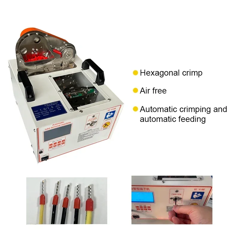 0.5/0.75/1.0/1.5/2.5 Tube Type Terminal Crimping Machine EU Pin Type Lugs Connectors Stripping Terminal Machine for BVR Wire
0.5/0.75/1.0/1.5/2.5 Tube Type Terminal Crimping Machine EU Pin Type Lugs Connectors Stripping Terminal Machine for BVR Wire