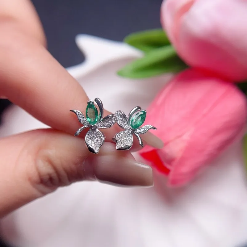 New Fine Jewelry Design Maquise Natural Emerald 3x6mm Earrings for Women Silver 925 Daily Wear
New Fine Jewelry Design Maquise Natural Emerald 3x6mm Earrings for Women Silver 925 Daily Wear