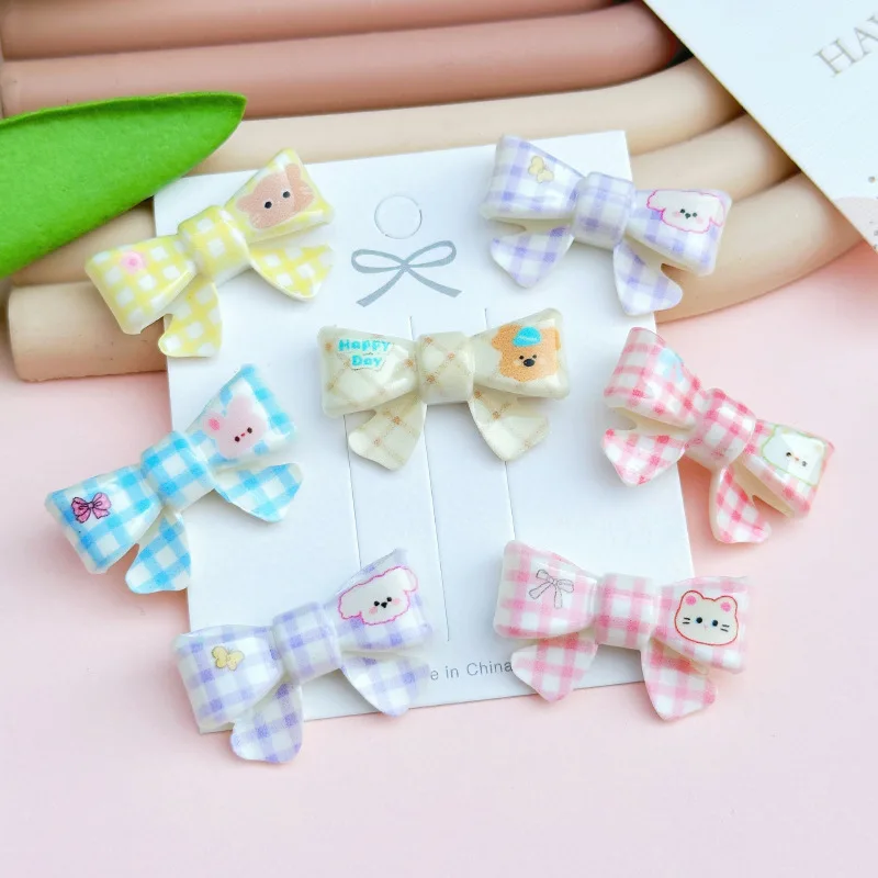 5pcs Mica small round edge plaid kt bow hairpin acrylic DIY jewelry accessories mobile phone case shoe buckle shoe flower match
5pcs Mica small round edge plaid kt bow hairpin acrylic DIY jewelry accessories mobile phone case shoe buckle shoe flower match