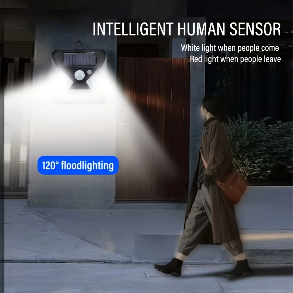 E5 Motion Sensor Solar Lamp Outdoor Wall Light Sconce 120° Wide Angle Illuminated Floodlight 3 Lighting Modes Fence Garden Light
E5 Motion Sensor Solar Lamp Outdoor Wall Light Sconce 120° Wide Angle Illuminated Floodlight 3 Lighting Modes Fence Garden Light